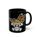 Jolly Roger Black Mug — Pirate Coffee Cup (11oz/15oz)