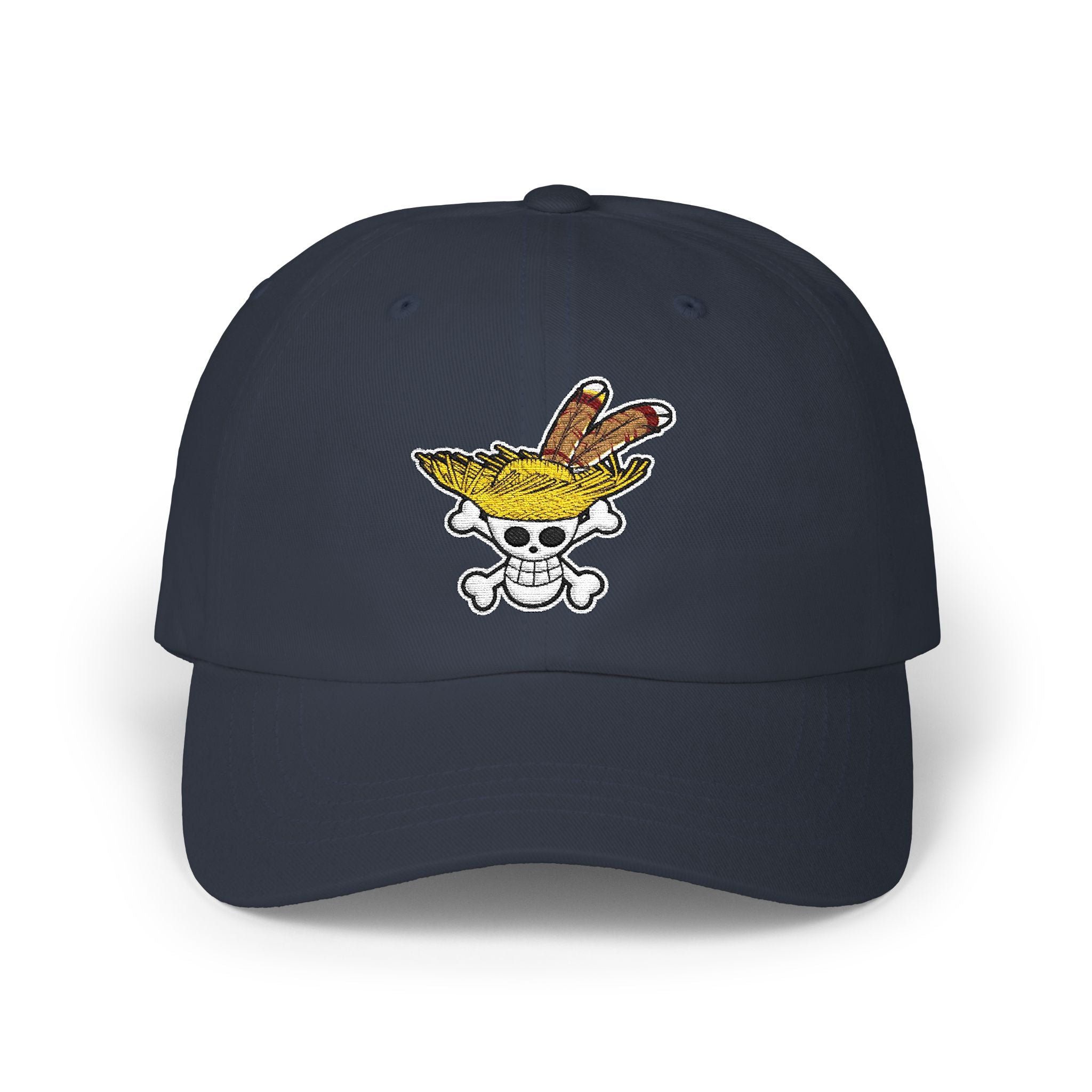 Jolly Roger Dad Cap — Embroidered Pirate Baseball Hat